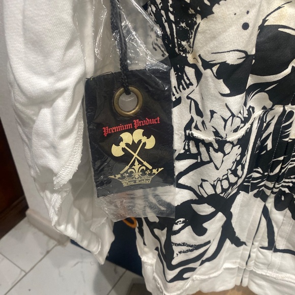 Blac Label Premium 90s Vintage (Defect-Stain) Hoodie 3X - Picture 3 of 8